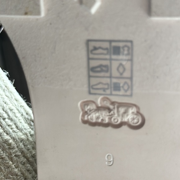 BNIB COACH wedge/platform sandals, US Size 9B - Picture 7 of 9